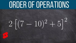 Parenthesis and Exponents Simplify the Expression Instructional Video
