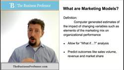 Marketing - What are Marketing Models Instructional Video