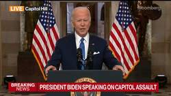Biden Blames Trump Directly for Jan. 6 Violence News Clip