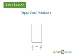 Creating Equivalent Fractions Using Fraction Models Instructional Video