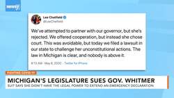 Michigan's GOP-Majority Legislature Sues Gov. Gretchen Whitmer News Clip