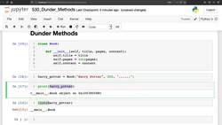 Python for Everybody: The Ultimate Python 3 Bootcamp - Dunder Methods Instructional Video
