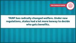TANF, Cash Assistance, and How Work Requirements Effect Poverty Relief Instructional Video