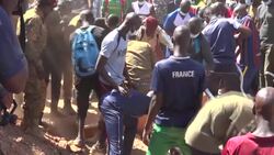 CLEAN : FILE: Burials held in Ouagadougou for gendarmes killed in jihadist attack News Clip