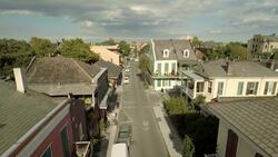 New Orleans' Historic Beauty Captured by Drone Stock Footage