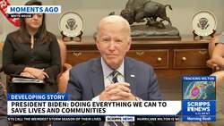 Biden postponing international trip due to Hurricane Milton News Clip