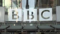 BBC offices in London as Lord Tony Hall announces he will step down News Clip