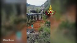 Highway Bridge Collapses in Northwestern Italy News Clip