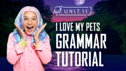 I love my pets: Part 5 - Grammar Tutorial Instructional Video