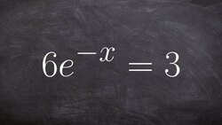 Learn how to solve an exponential function when it is negative Instructional Video