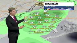 Muggy and cloudy conditions continue with less humidity for the Brooklyn area News Clip