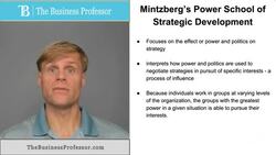 Mintzberg's Power School of Strategic Development Instructional Video