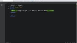 Modern Web Design with HTML5, CSS3, and JavaScript - Setting up HTML for Webpage Instructional Video