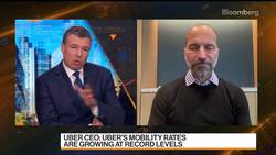 Uber's Khosrowshahi on Growth, Hiring, Commuting Trends News Clip