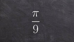 Convert an angle from radian to degrees Instructional Video