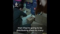 Volunteers turn Ukrainian cinema into shelter News Clip