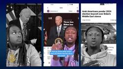 Influencers deserting Biden: Social media stars upset at president's stance on Gaza News Clip