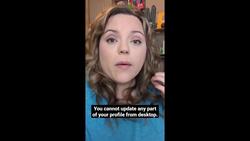 How to update your TikTok profile picture from desktop. Instructional Video