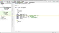 Selenium WebDriver Advanced - Industry Standard Framework - First Page Class Instructional Video