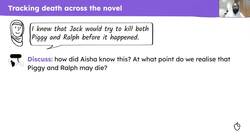 Exploring structure, allegory and genre in Golding's 'Lord of the Flies' Instructional Video