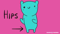 Learn English with BASHO & FRIENDS | Dance With Your Body Brain Break for Kids Instructional Video