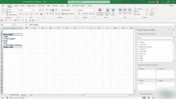 Microsoft Excel 2021365 - Beginner to Advanced - Pivoting the PivotTable Fields Instructional Video