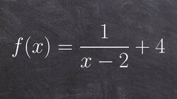 Graphing the reciprocal function and defining its characteristics Instructional Video