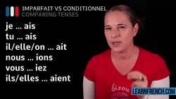 Comparing French Tenses: Conditional VS Imperfect Instructional Video