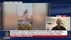 Israeli drone strike kills 5 people, including 3 children, in southern Lebanon’s Bint Jbeil News Clip