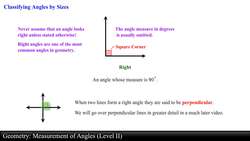 Geometry: Measurement of Angles (Level 2 of 9) Instructional Video