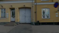 Denmark XXIV synched series right side driving studio process plate background Stock Footage