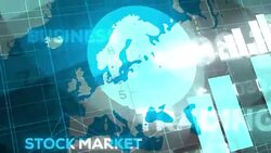 Stock market diagram animation Stock Footage