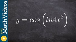 Derivative of trig and in chain rule Instructional Video