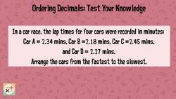 Ordering Decimals: Test Your Knowledge Instructional Video