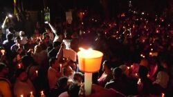 CLEAN : Candlelight vigil by citizens in India's Bangalore News Clip
