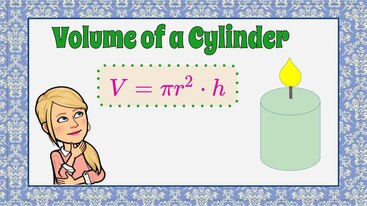 Find the Volume of a Cylindrical Candle