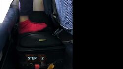 How to Actually Get Some Sleep on a Plane Instructional Video