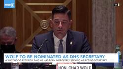 President Trump To Nominate Chad Wolf As Permanent Homeland Secretary News Clip