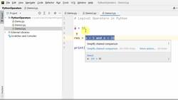 The Complete Python Course - Logical Operators Instructional Video