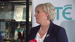 Fine Gael candidate Heather Humphreys reacts to the RTE presidential debate News Clip