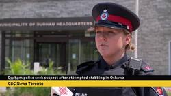 Police search for suspect after attempted stabbing in Oshawa News Clip