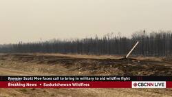 Saskatchewan premier faces call for military aid to fight rapidly growing wildfires News Clip