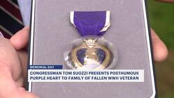Hicksville veteran awarded Purple Heart posthumously News Clip