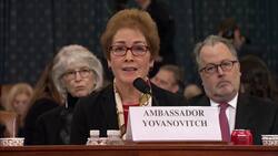 Yovanovitch 'shocked' at rough transcript of call News Clip