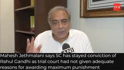 Mahesh Jethmalani says in the eyes of law Rahul Gandhi is still a convict News Clip