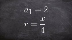 Determining the first five terms of a geometric recursive formula Instructional Video