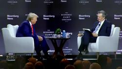 Trump asked about consumer impact of his tariff plan News Clip