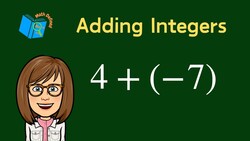 Adding Integers Using Rules Instructional Video