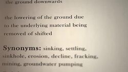 Subsidence Definition Stock Footage