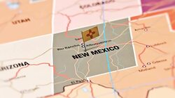 New Mexico from USA States Stock Footage